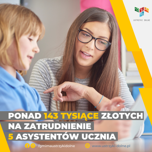 Kolejne środki na edukację. Szkoły w Gminie Ustrzyki Dolne będę miały asystentów ucznia